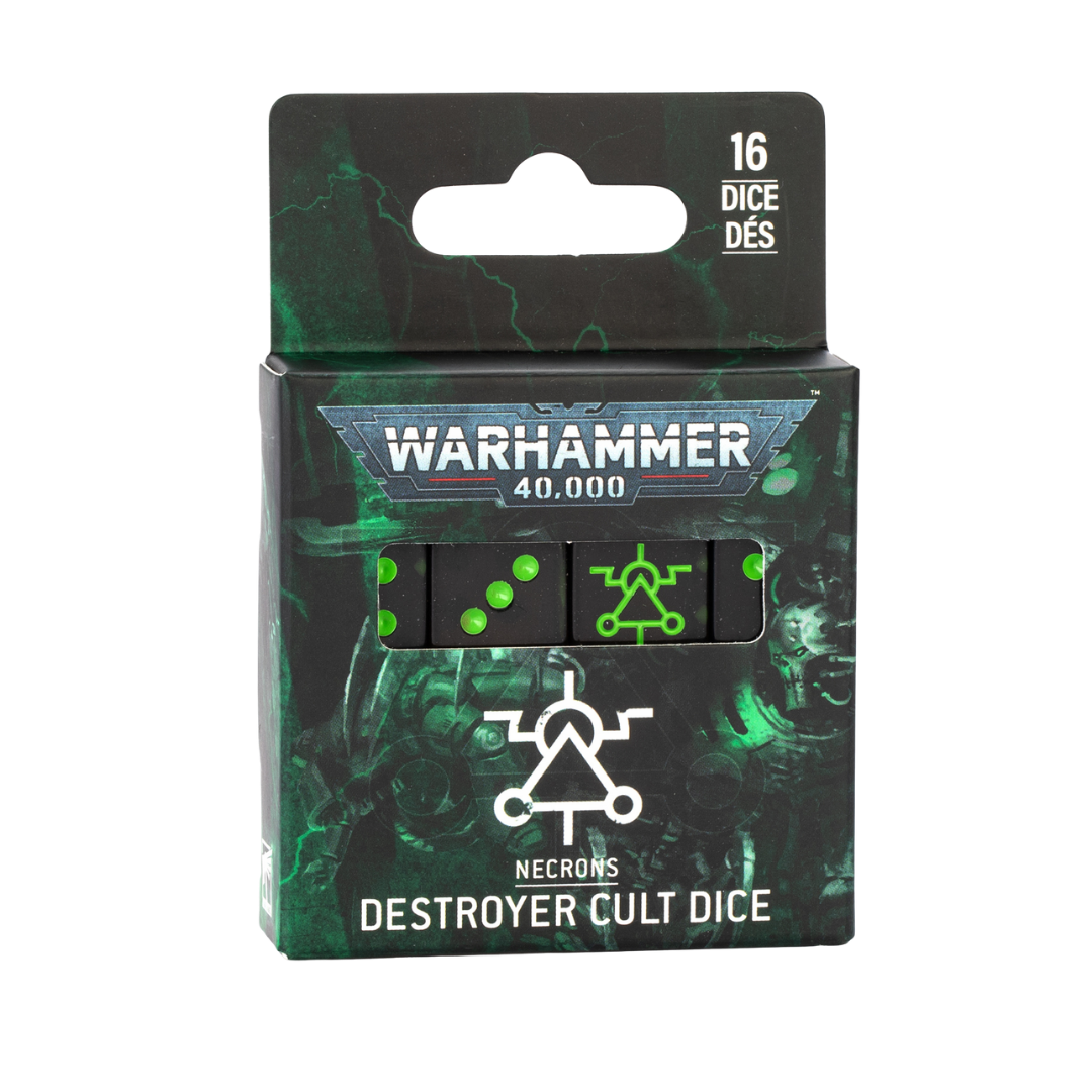 Warhammer 40K - Destroyer Cult Dice - Necrons