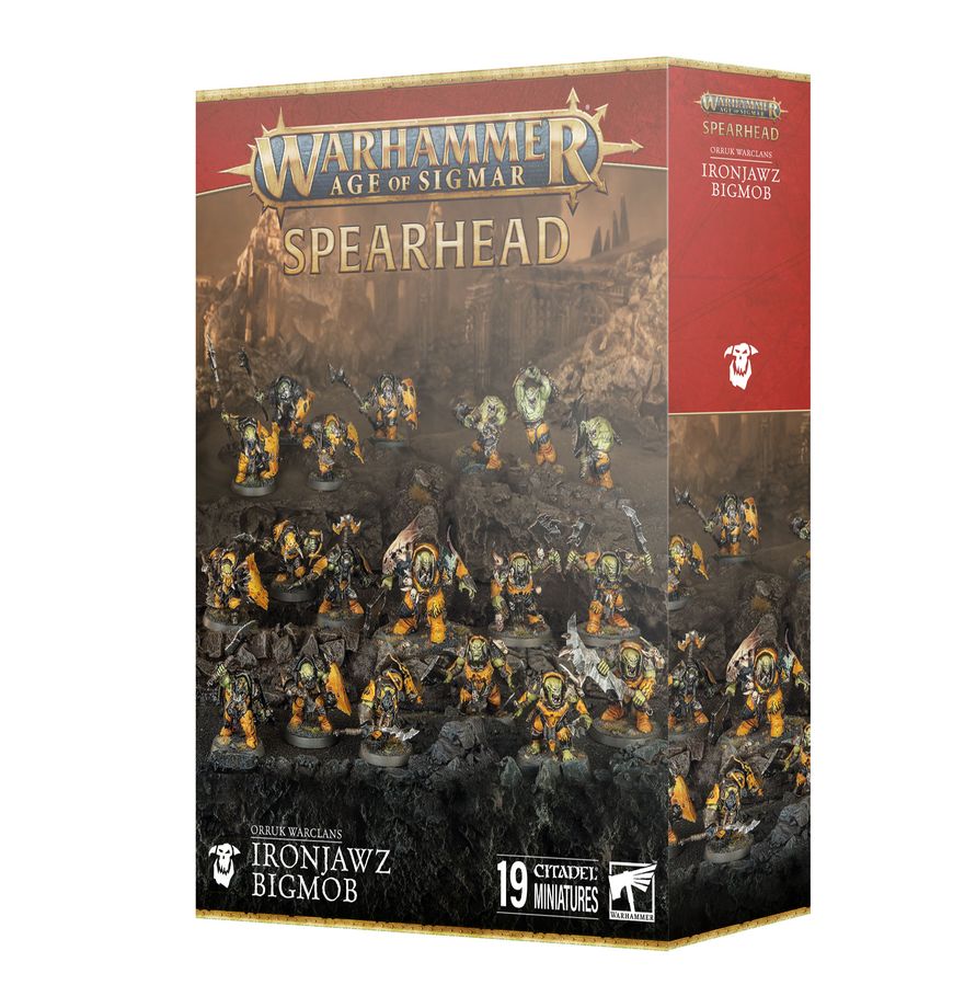 Warhammer - Age of Sigmar - Spearhead - Orruk Warclans Ironjawz Bigmob