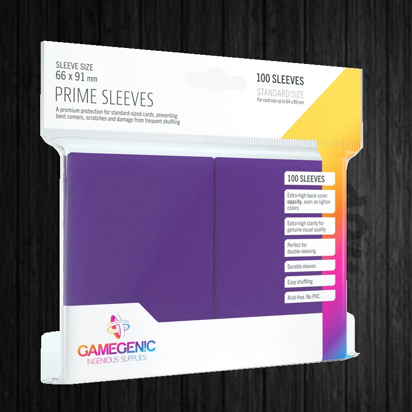 GAMEGENIC - PRIME SLEEVES (100 Sleeves)