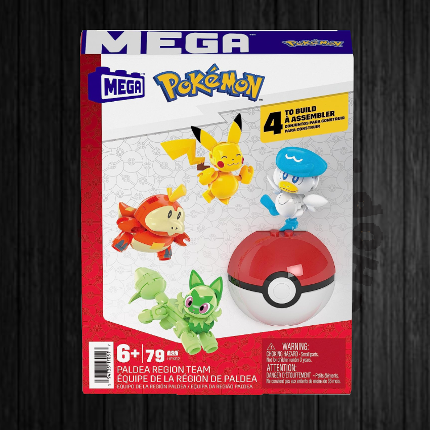 Pokemon Mega Construx Paldea Starter