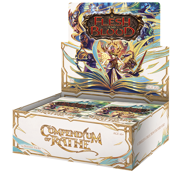 Flesh & Blood TCG - Compendium of Rathe Booster Display (24 Packs) - EN