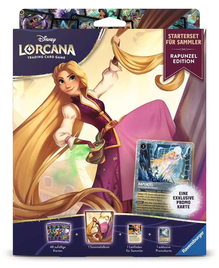 Disney Lorcana TCG: Starterset für Sammler Rapunzel Edition (Deutsch)