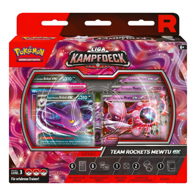 Liga-Kampfdeck&nbsp;Team Rockets Mewtu‑ex