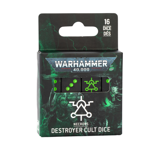 Warhammer 40K - Destroyer Cult Dice - Necrons