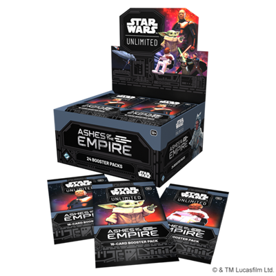 FFG - Star Wars: Unlimited - Ashes of the Empire Booster Display (24 Booster)