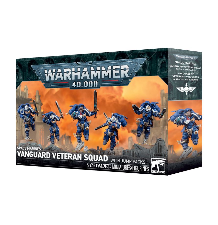 Warhammer 40K - Space Marines - Vanguard Veteran Squad (with Jump Packs)