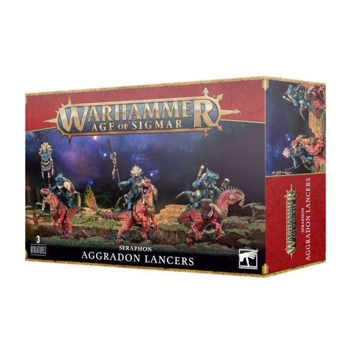 Warhammer - Age of Sigmar - Seraphon: Aggradon Lancers