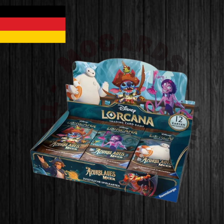 Disney Lorcana: Azurblaues Meer - Display (24 Booster) - DE