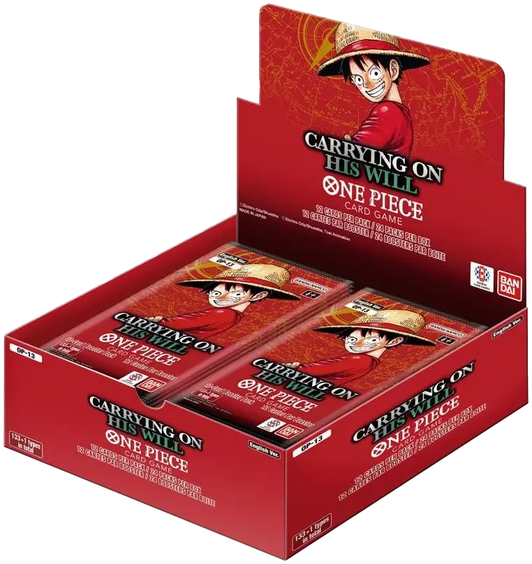 One Piece Card Game OP-13 Carrying on his Will Booster Display (24 Packs) - EN