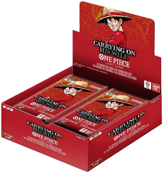 One Piece Card Game OP-13 Carrying on his Will Booster Display (24 Packs) - EN