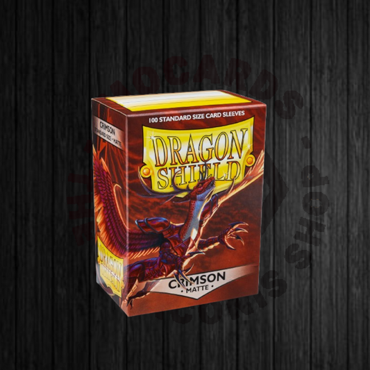 Dragon Shield Sleeves - Crimson (100 Sleeves)