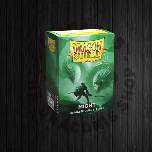 Dragon Shield Standard size Matte Dual Sleeves - Might (100 Sleeves)