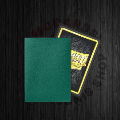 Dragon Shield Dual Matte Sleeves - Metallic Green / Power (100 Sleeves)