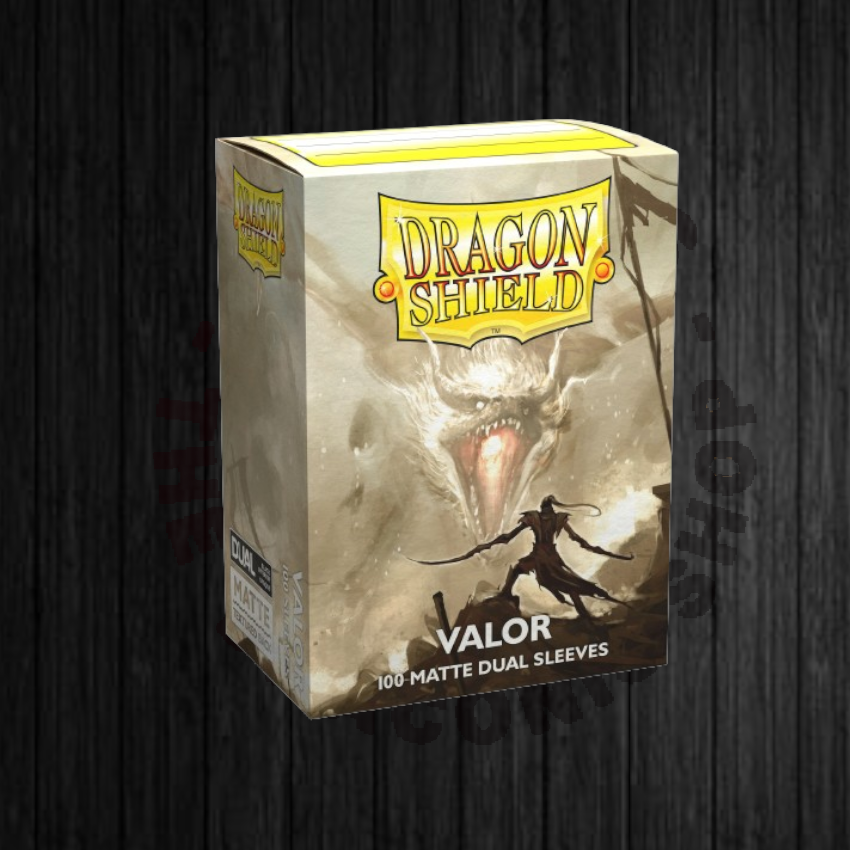Dragon Shield Standard size Matte Dual Sleeves - Valor (100 Sleeves)