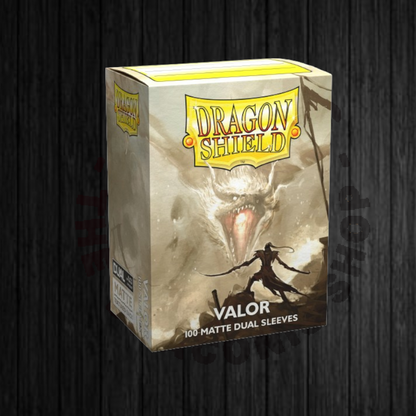 Dragon Shield Standard size Matte Dual Sleeves - Valor (100 Sleeves)