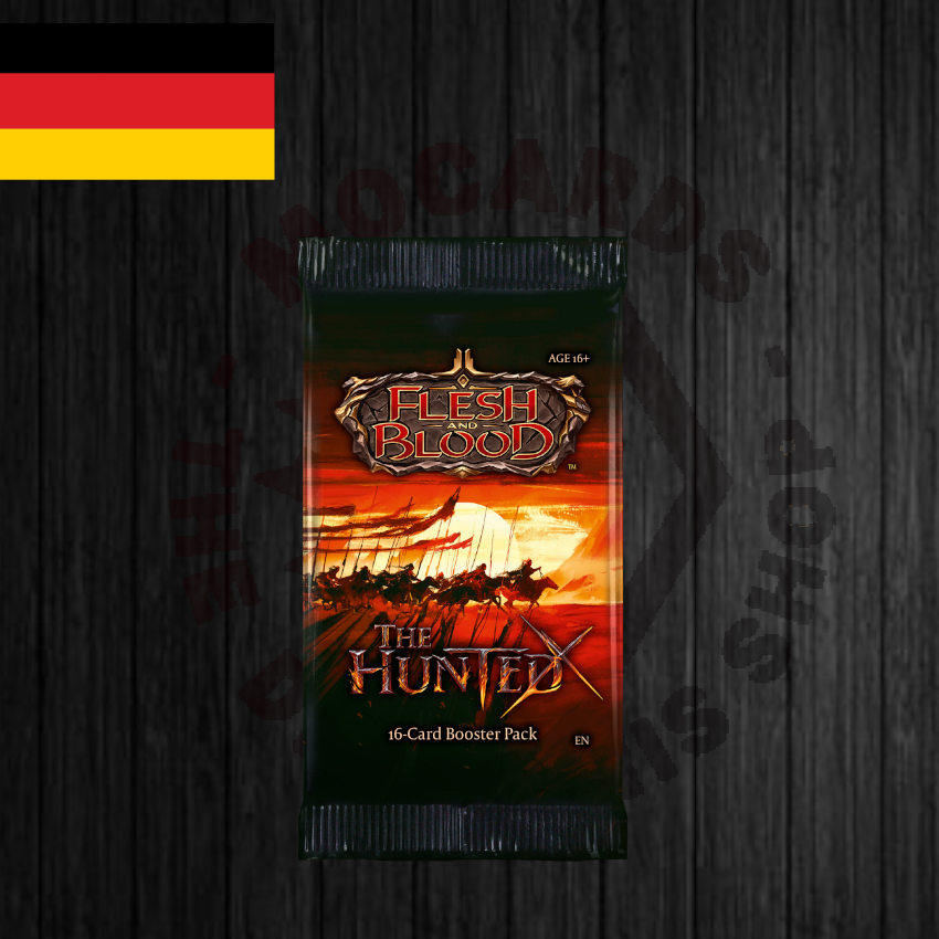 Flesh & Blood TCG - The Hunted Booster Display (24 Packs) - DE MoCards Flesh & Blood TCG - The Hunted Booster Display (24 Packs) - DE MoCards