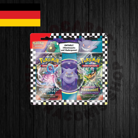 Pokemon Back to School Eraser Blister 2024 (2 Booster) (deutsch)