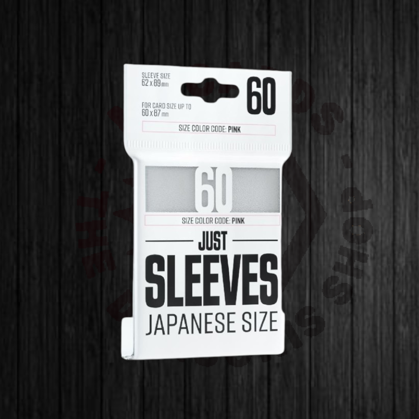 Just Sleeves - Japanese Size (60 Sleeves)