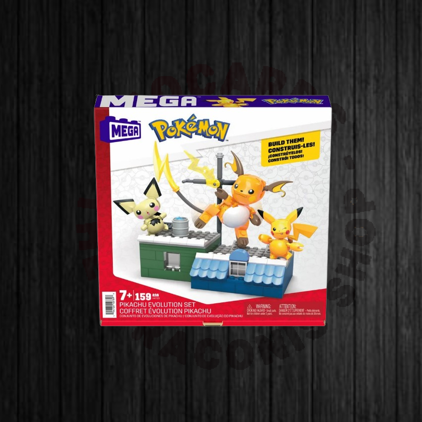 Pokemon Mega Construx Pikachu Evolutionsset