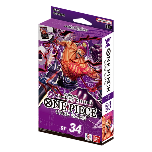 One Piece Card Game Violet Charlotte Katakuri ST-34 Starter Deck - EN