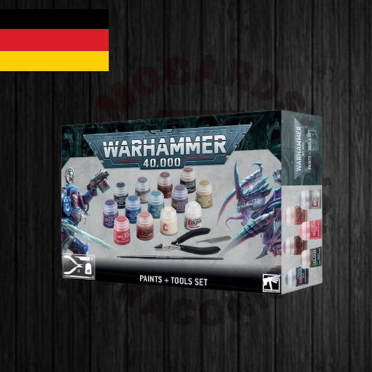 Warhammer 40K - Farben und Werkzeug Set