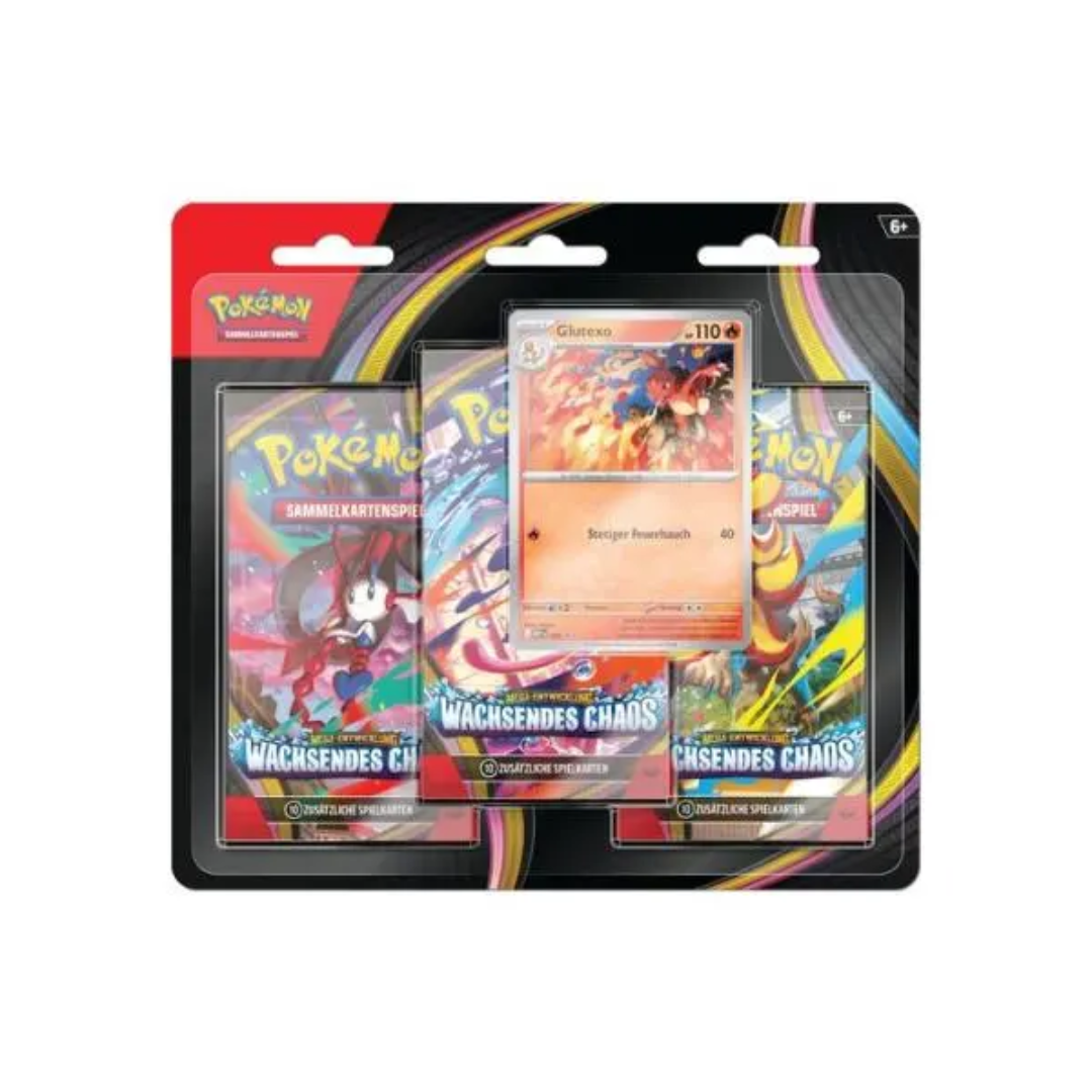 Pokémon - Wachsendes Chaos - 3-Pack Blister