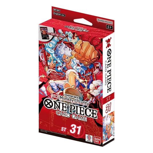One Piece Card Game Red Luffy ST-31 Starter Deck - EN