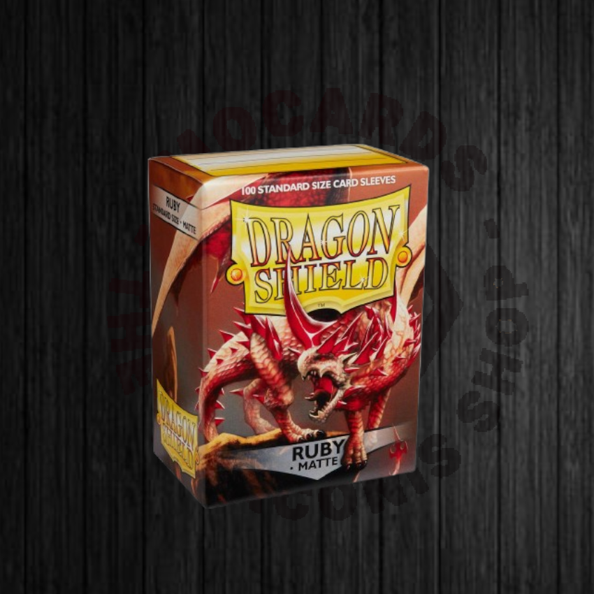 Dragon Shield Sleeves - Ruby (100 Sleeves)