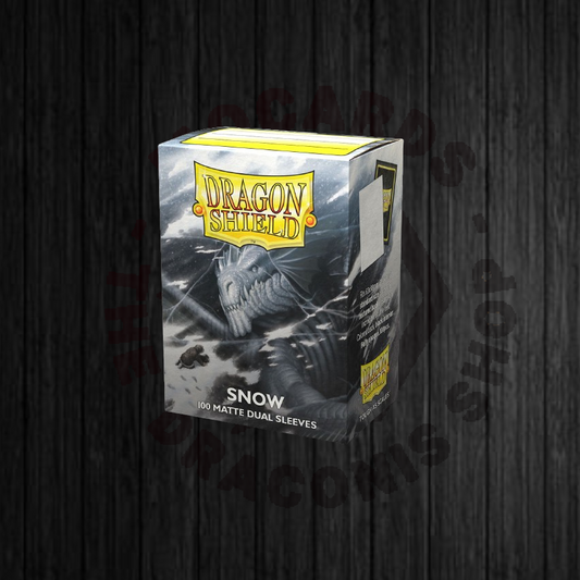 Dragon Shield Dual Matte Sleeves - Snow 'Nirin' (100 Sleeves)