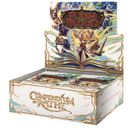 Flesh & Blood TCG - Compendium of Rathe Booster Display (24 Packs) - EN