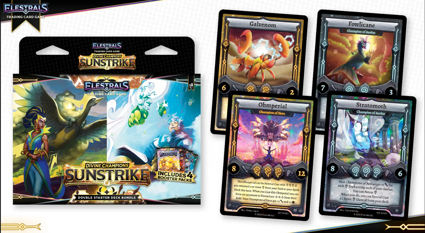 Elestrals TCG: Hera vs. Aeolus Double Starter Deck - Sunstrike (Divine Champions) - EN
