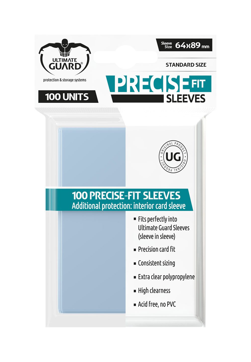 Ultimate Guard Precise-Fit Sleeves Standardgröße Transparent (100)