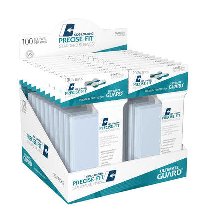 Precise-Fit Sleeves Side-Loading Standard Size Transparent (100)