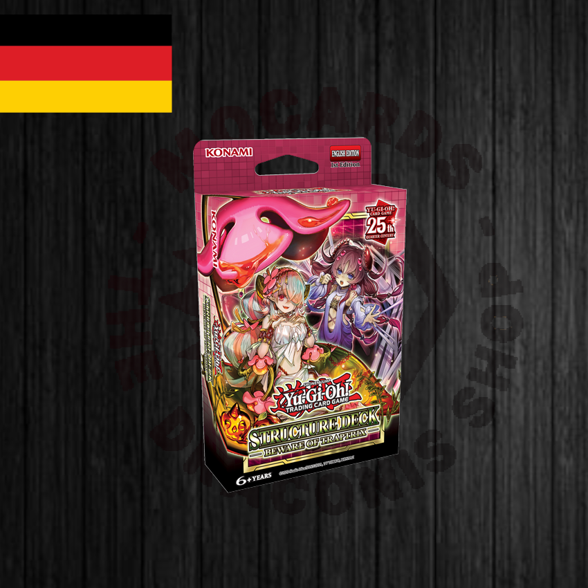 Yugioh Structure Deck Beware of Traptrix - deutsch